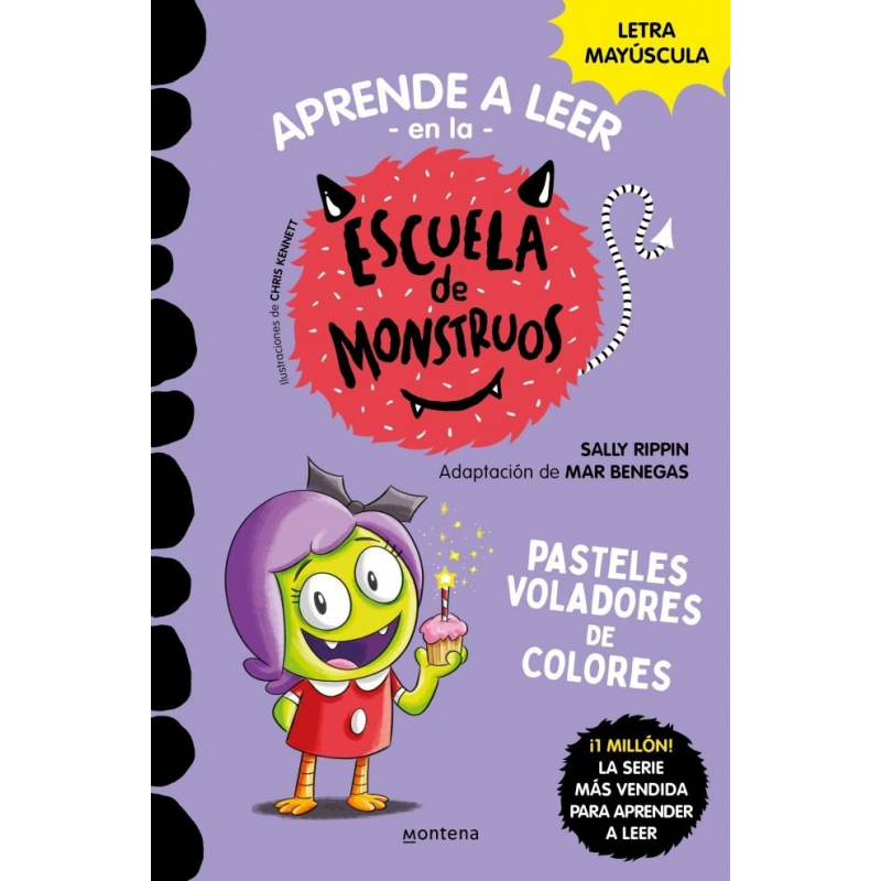 APRENDE A LEER ESCUELA MONSTRUOS 5 PASTELES VOLADORES COLOR