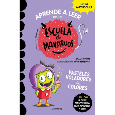 APRENDE A LEER ESCUELA MONSTRUOS 5 PASTELES VOLADORES COLOR