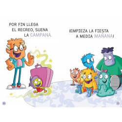 APRENDE A LEER ESCUELA MONSTRUOS 5 PASTELES VOLADORES COLOR