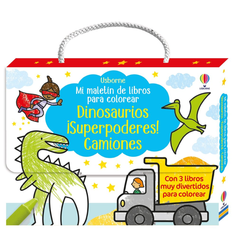 MI MALETIN DE LIBROS PARA COLERAR DINOSAURIOS
