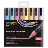 POSCA PACK 8 UNIDADES COLORES PASTEL