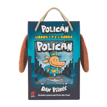 PACK POLICAN CON GORRA LIBROS 1 Y 2