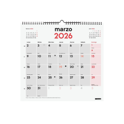 CALENDARIO PARED 2026