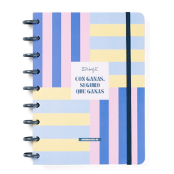 AGENDA ESCOLAR WONDER 25/26 SEMANAL - CON GANAS