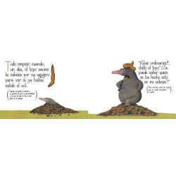 EL TOPO QUE QUERIA SABER QUIEN SE HABIA HECHO EN SU CABEZA